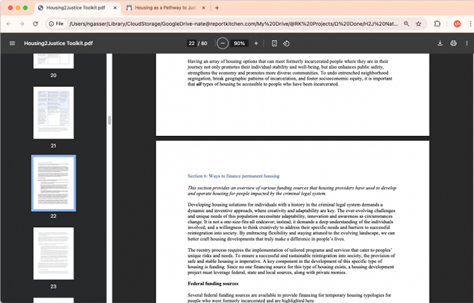 Screenshot of a PDF reader